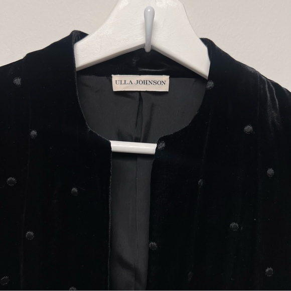 Ulla Johnson - Orleans Velvet Blazer - Jet / Black - Size 4/ small - Picture 6 of 7